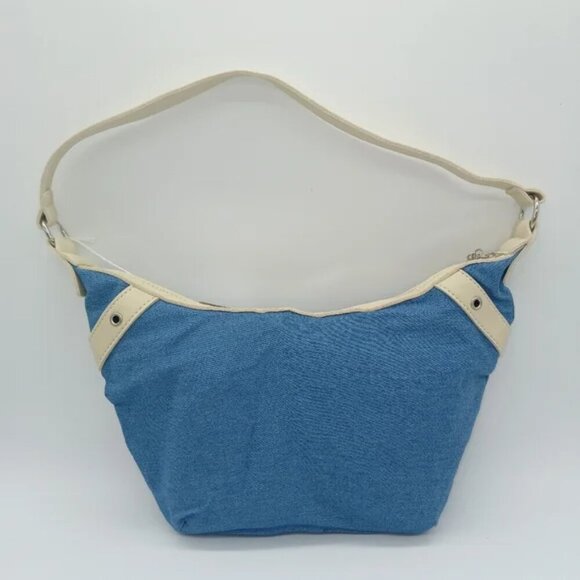 Sanrio Hello Kitty Faux Denim Shoulder Handbag - Picture 2 of 3